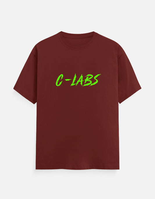 C-Labs C-LABS Neon Green Classic Crew T-Shirt Brick Red Front_1_c_39_f9f0e4b8-9f33-4aa5-b5c0-1052bf03814e