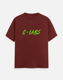 C-Labs C-LABS Neon Green Classic Crew T-Shirt Brick Red Front_1_c_39_f9f0e4b8-9f33-4aa5-b5c0-1052bf03814e