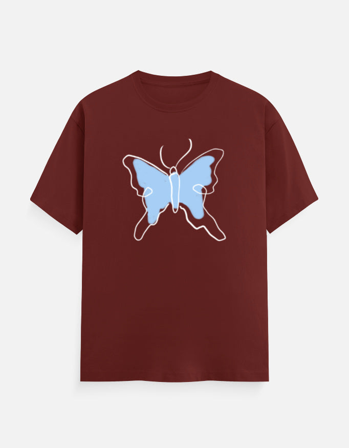 C-Labs Butterfly Classic Crew T-Shirt Brick Red Front_1_c_39_fd8de96f-e21d-40ac-8457-db12df0cb337