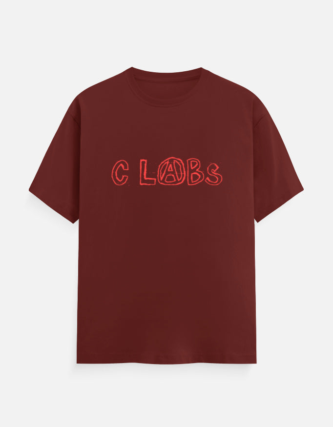 C-Labs C-LABS Comic Classic Crew T-Shirt Brick Red Front_1_c_39_fe8adaa6-3f75-466f-88ba-3495c0ee9ddd