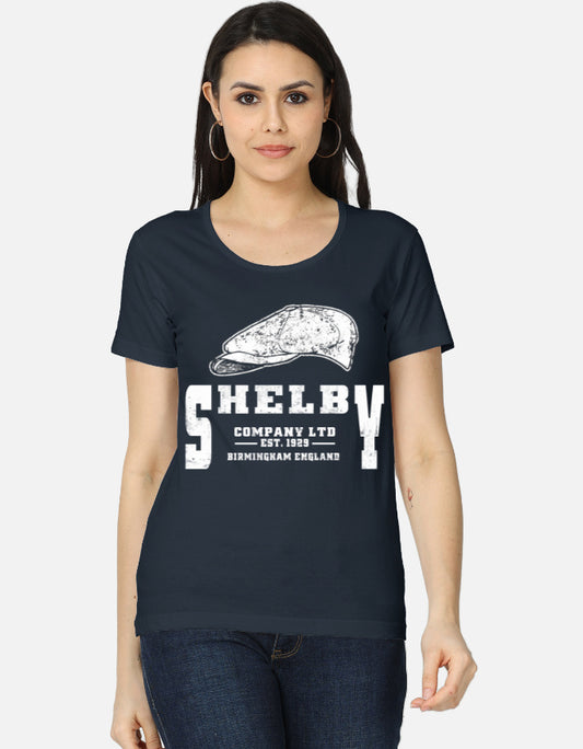 C-Labs Peaky Blinders Women's Classic T-Shirt Navy Blue Front_1_c_3_0adc2f7e-161d-4d5f-9c22-78e3d86b2a92
