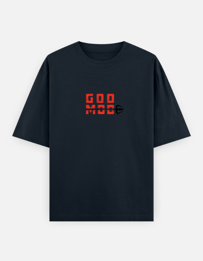 C-Labs Karuppu God Mode Oversized Classic T-Shirt Navy Blue Front_1_c_3_0b13d288-c5cc-465b-950d-5b36f5529c88