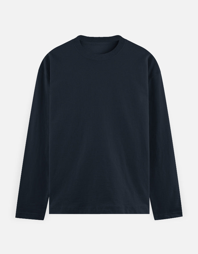 C-Labs C-Standard: Full Sleeve T-Shirt Full Sleeve T-Shirt Navy Blue Front_1_c_3_102c3484-c23a-4741-9faa-29adfc648d9b