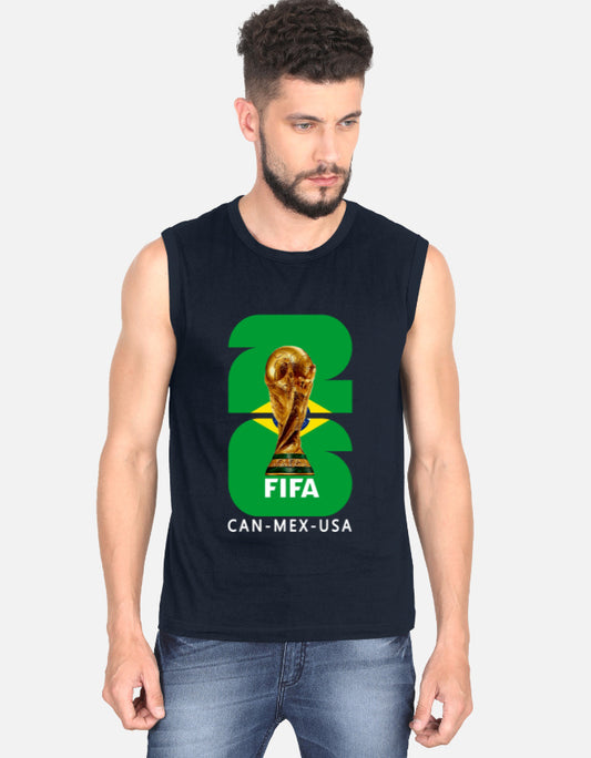 C-Labs Brazil 26 Sleeveless T-Shirt Navy Blue Front_1_c_3_1200eb03-111e-493c-8080-cd0ed4bb6c10