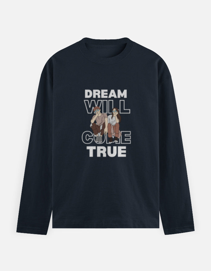 C-Labs Dream Will Come True Full Sleeve T-Shirt Navy Blue Front_1_c_3_16a018ff-5aab-40dc-916e-862736d4f99d