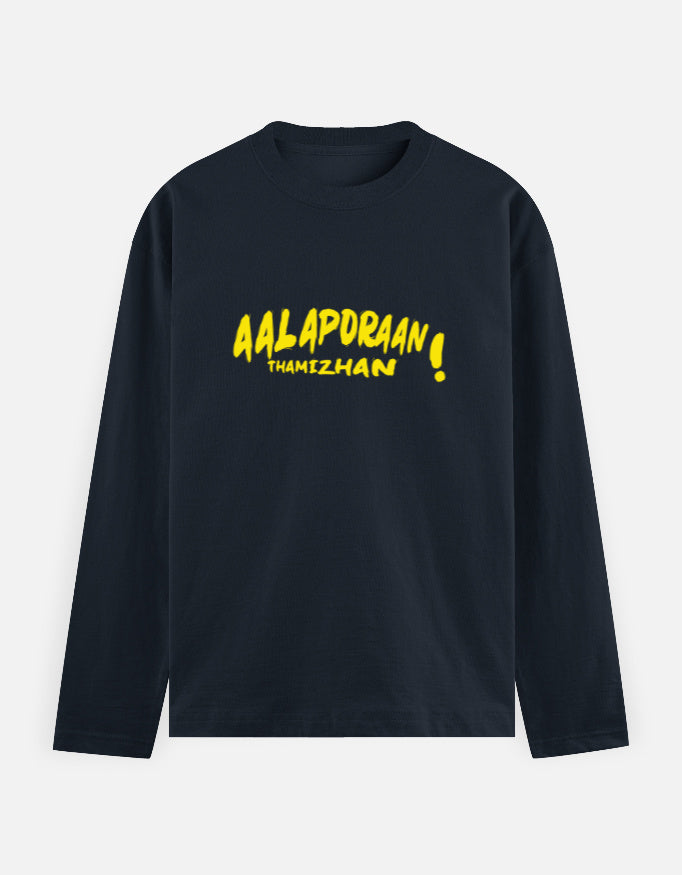 C-Labs Aalaporan Tamizhan Full Sleeve T-Shirt Navy Blue Front_1_c_3_17a83eaa-49de-413c-981d-76c37df60dac