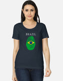 C-Labs Brazil Women's Classic T-Shirt Navy Blue Front_1_c_3_1f9a2a3d-3079-4961-8487-64d711b7d9c0