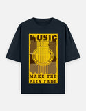 C-Labs Music Makes the Pain Fade Oversized Classic T-Shirt Navy Blue Front_1_c_3_257b345c-3f97-48e4-b654-a64f86ba0a6d