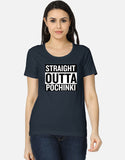 C-Labs Straight Outta Pochinki Women's Classic T-Shirt Navy Blue Front_1_c_3_2ad664fc-9f64-4009-9ec8-0a80f7aaa13d