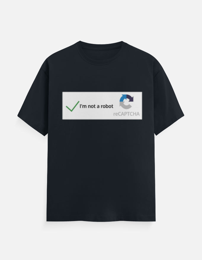 C-Labs I'm Not a Robot Classic Crew T-Shirt Navy Blue Front_1_c_3_2b42226a-208a-479e-94fd-ca749d3fedba