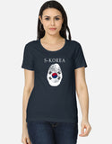 C-Labs SouthKorea Women's Classic T-Shirt Navy Blue Front_1_c_3_3151bbdb-468e-4efe-ba4c-e889144361c2