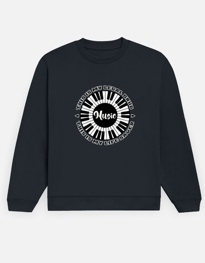 C-Labs Music Is My Drug Sweatshirt Navy Blue Front_1_c_3_3b643cf6-36ca-4a4b-8be6-170bbb284b7e
