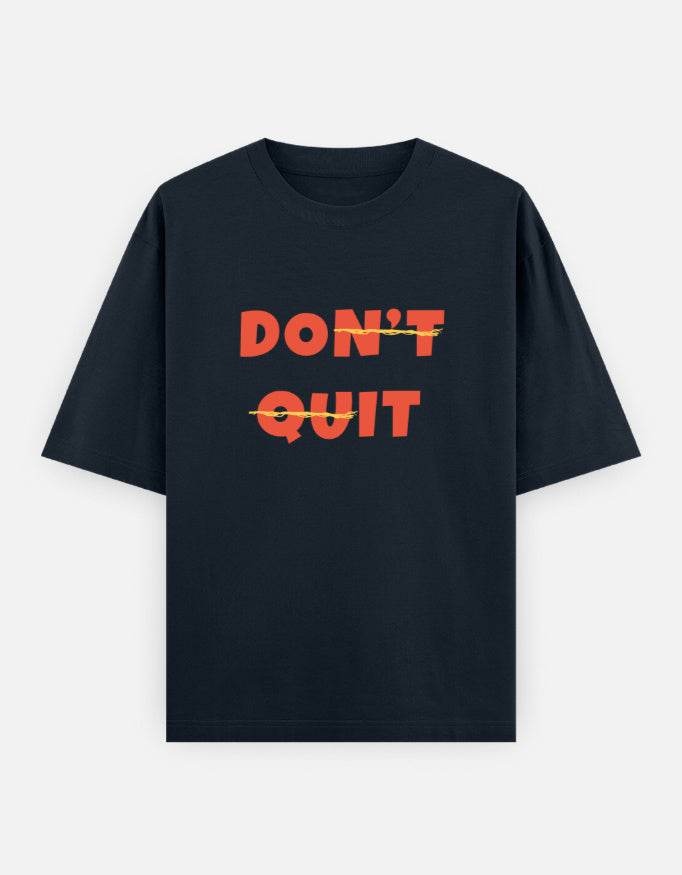 C-Labs Dont Quit Oversized Classic T-Shirt Navy Blue Front_1_c_3_3bd48037-100f-472a-a754-76f6494058bb