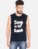 C-Labs Sing In The Rain Sleeveless T-Shirt Navy Blue Front_1_c_3_3dcb626b-c7f9-427b-a879-124580e5ad6d