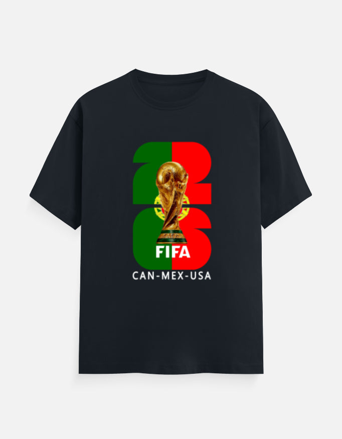 C-Labs Portugal 26 Classic Crew T-Shirt Navy Blue Front_1_c_3_4a86a90d-db74-4376-8832-c13250297348