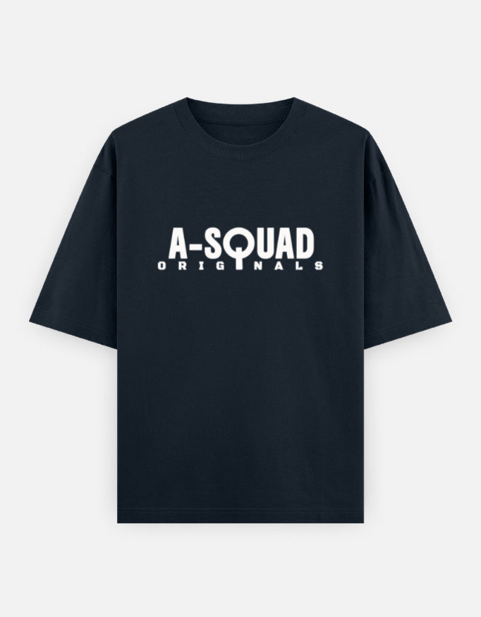 C-Labs A-Squad Oversized Classic T-Shirt Navy Blue Front_1_c_3_4f417932-dff0-452a-ac46-c5da99db94e9