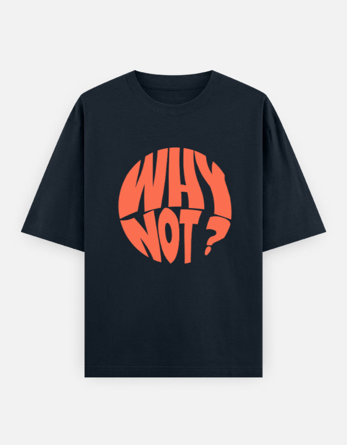 C-Labs Why Not Oversized Classic T-Shirt Navy Blue Front_1_c_3_517af867-e76e-41e2-8059-fc5ada56faa7