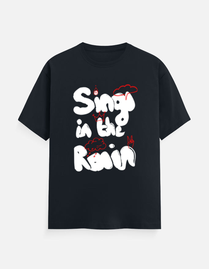 C-Labs Sing in the Rain Classic Crew T-Shirt Navy Blue Front_1_c_3_5577f0e5-d25e-4489-ba28-79ef94a77e4d