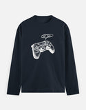 C-Labs Let's Play Full Sleeve T-Shirt Navy Blue Front_1_c_3_5636381a-895f-4162-980a-c911f646b360