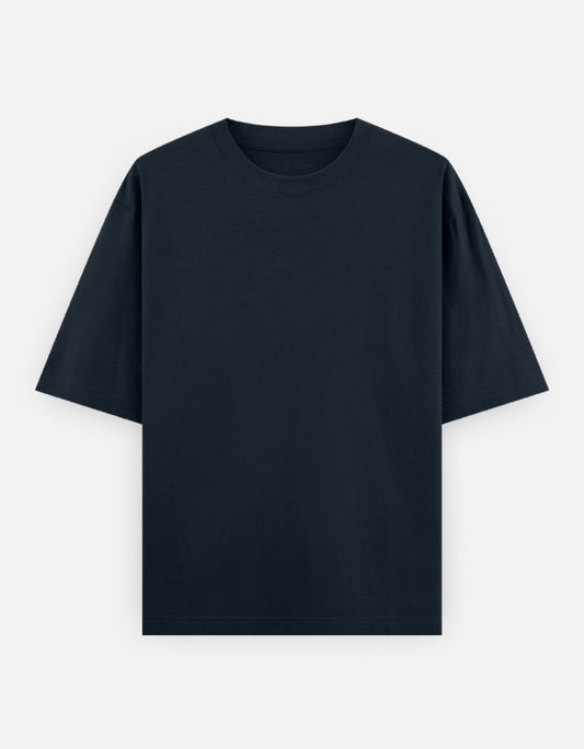 C-Labs C-Standard: Classic Oversized T-Shirt (Dark) Oversized Classic T-Shirt Navy Blue Front_1_c_3_622d56a6-9354-4b66-86b5-bb26243934e0