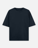 C-Labs C-Standard: Classic Oversized T-Shirt (Dark) Oversized Classic T-Shirt Navy Blue Front_1_c_3_622d56a6-9354-4b66-86b5-bb26243934e0