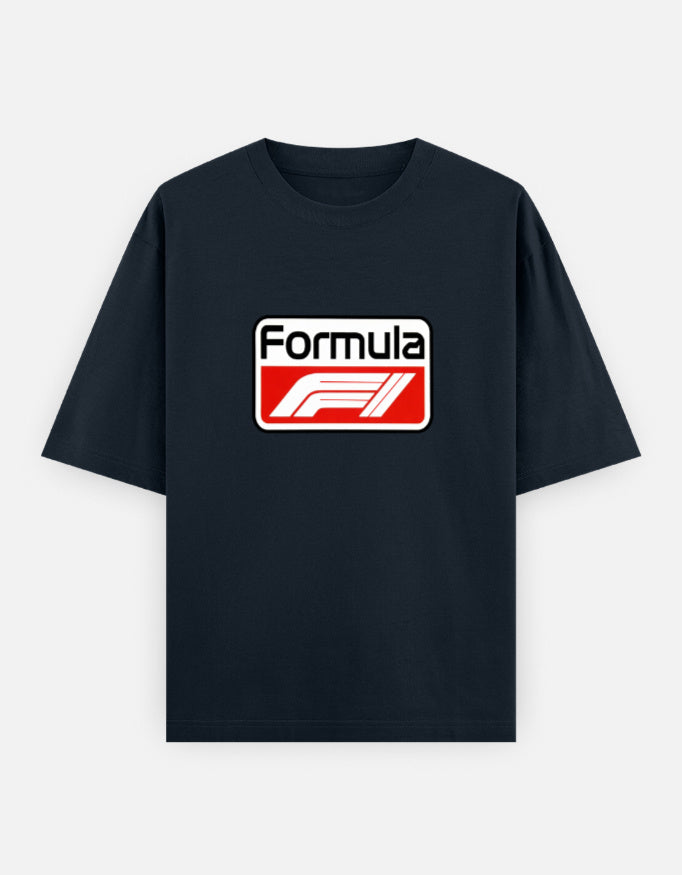 C-Labs Formula 1 Oversized Classic T-Shirt Navy Blue Front_1_c_3_6238a57f-9266-4316-94e1-aa1c4229e44e