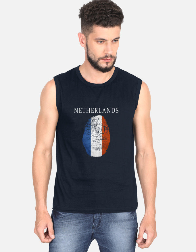 C-Labs Netherlands Sleeveless T-Shirt Navy Blue Front_1_c_3_66ae79fe-9f84-45c0-95bc-3d8a0f3838b0