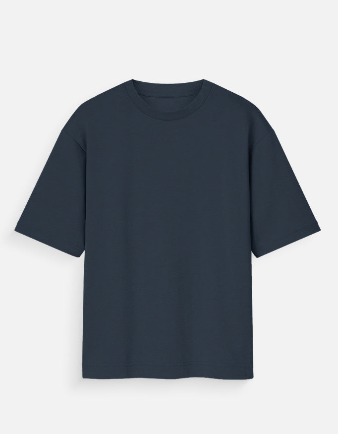 C-Labs C-Minimal: Oversized Standard T-Shirt Oversized Standard T-Shirt Navy Blue Front_1_c_3_72da95fb-074b-4ec5-aabc-4640eb08dde1