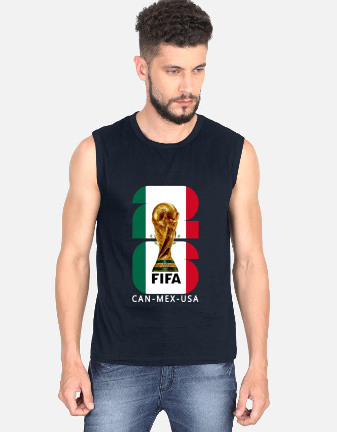 C-Labs Mexico 26 Sleeveless T-Shirt Navy Blue Front_1_c_3_73f57d33-6b9e-4aca-b314-5ed6d61981ca