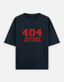 C-Labs 404 Emotions not found Oversized Classic T-Shirt Navy Blue Front_1_c_3_77e799d3-644a-458a-b934-e999b0923ea9