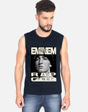 C-Labs Rap God Sleeveless T-Shirt Navy Blue Front_1_c_3_7e4e05da-14fd-432f-9ecf-8fba2866b9f5
