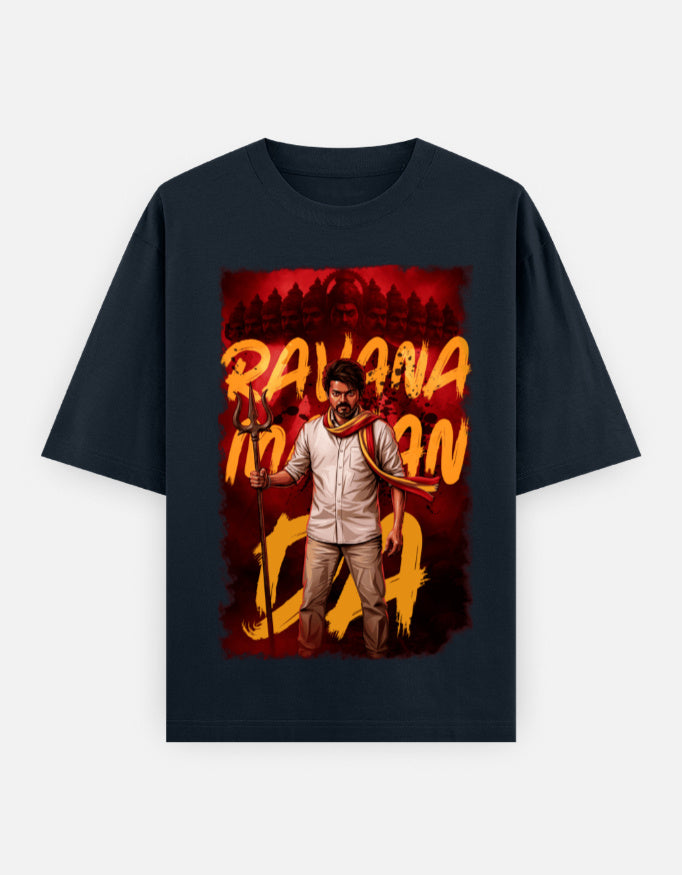 C-Labs Ravana Mavan Da Oversized Classic T-Shirt Navy Blue Front_1_c_3_86a73965-e23e-44fe-8d5c-c48ce028f0b1