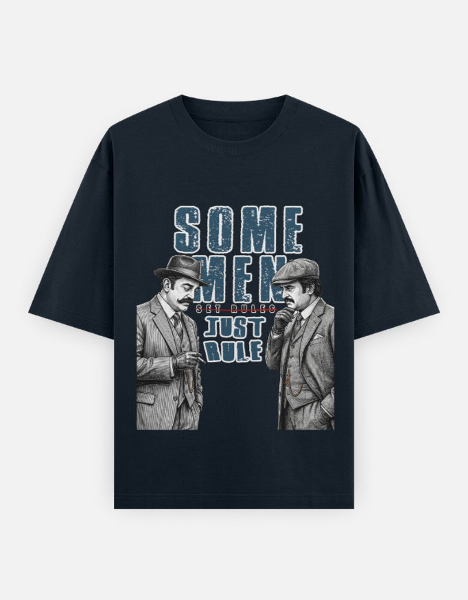 C-Labs KH vs RK Oversized Classic T-Shirt Navy Blue Front_1_c_3_8e06a665-ccaa-42fe-96ab-a696e7d53d85