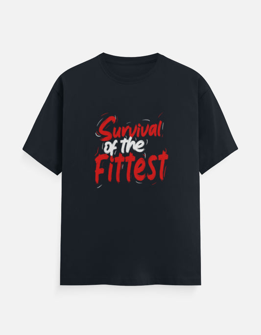 C-Labs Survival of the Fittest Classic Crew T-Shirt Navy Blue Front_1_c_3_90e4bd65-f61a-4f83-afda-610b25a0a1b8