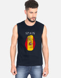 C-Labs Spain Sleeveless T-Shirt Navy Blue Front_1_c_3_953cbf4f-476c-46fd-a7db-a7a320f64e69