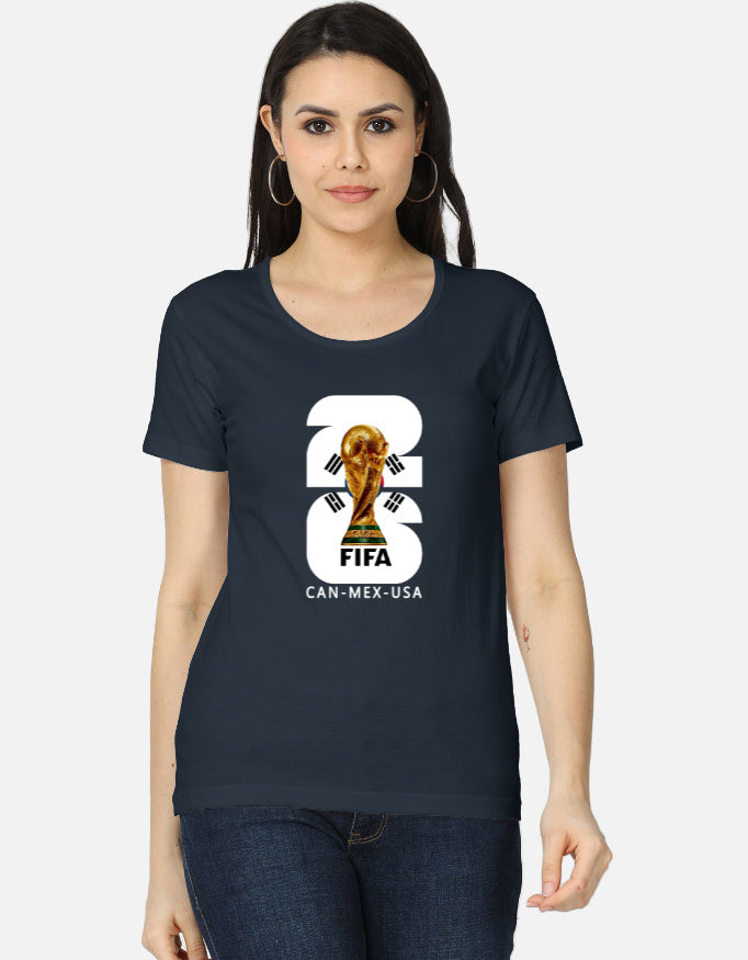 C-Labs SouthKorea 26 Women's Classic T-Shirt Navy Blue Front_1_c_3_9bf34d83-559f-4840-bb43-d2f8142d2420