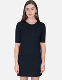 C-Labs C-Standard: T-Shirt Dress T-Shirt Dress Navy Blue Front_1_c_3_a4453ef9-78d3-4da5-ae4a-455a477ed65b