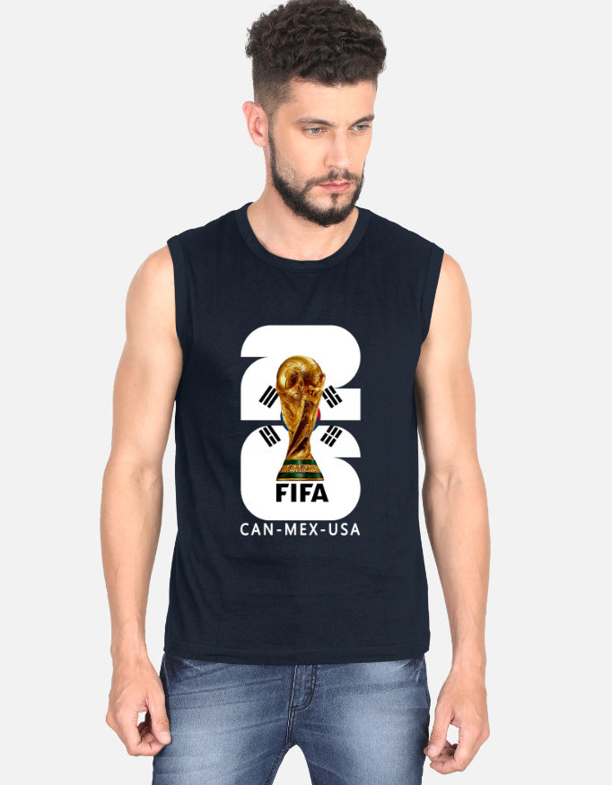 C-Labs SouthKorea 26 Sleeveless T-Shirt Navy Blue Front_1_c_3_a604ac77-0652-47f2-ab61-b0d12c6b8928