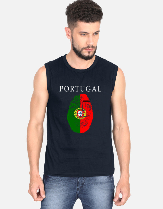 C-Labs Portugal Sleeveless T-Shirt Navy Blue Front_1_c_3_a9784fe6-bf2d-4960-80ce-74eba14d5c34