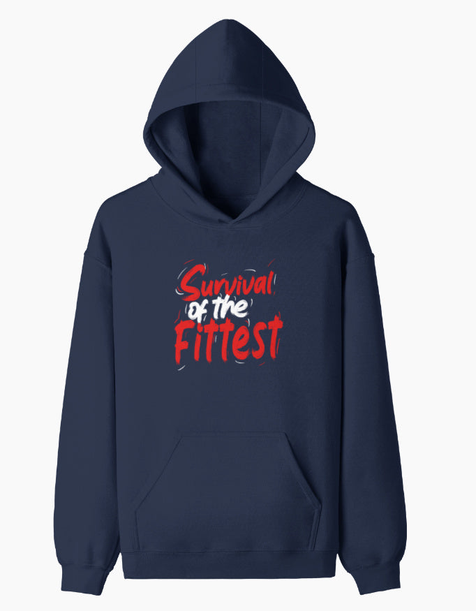 C-Labs Survival of the Fittest Pullover Hoodie Navy Blue Front_1_c_3_abad5c4d-01a4-4f7b-905c-7ab4d67c41c4