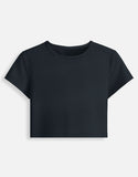C-Labs C-Minimal: Women Baby Tee Women Baby Tee Navy Blue Front_1_c_3_abe1902f-74be-4227-bfc3-be931cacff84
