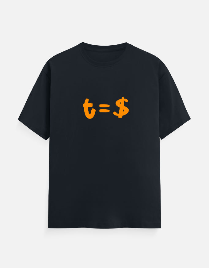 C-Labs Time Is Money Classic Crew T-Shirt Navy Blue Front_1_c_3_b6634a95-0b20-4b0d-893c-553c6c0eaa59