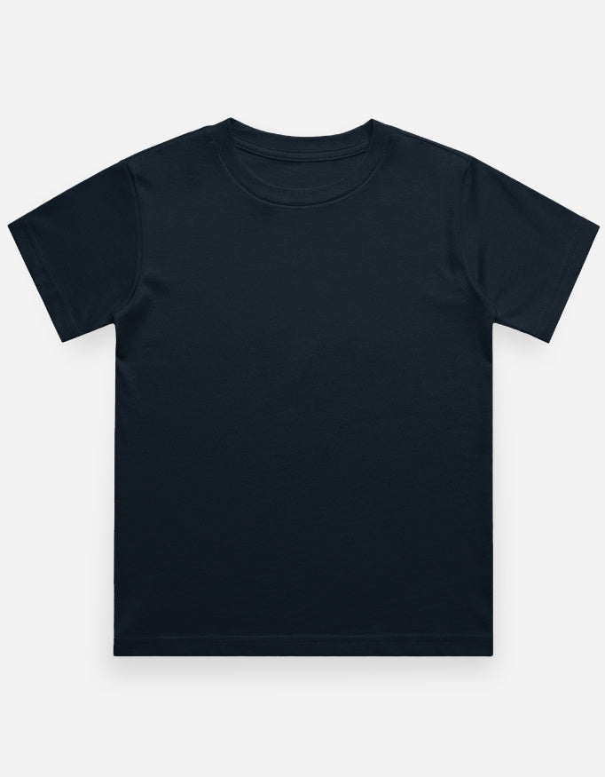 C-Labs C-Standard: Boy's T-Shirt (Dark) Boy Classic Crew T-Shirt Navy Blue Front_1_c_3_bc06b43f-a71a-49dc-a3a6-05c03c8cc1a8