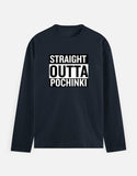 C-Labs Straight Outta Pochinki Full Sleeve T-Shirt Navy Blue Front_1_c_3_bdaab895-2fde-4890-bdf7-8f233fbc314c