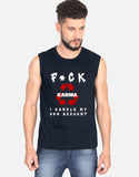 C-Labs Karma Sleeveless T-Shirt Navy Blue Front_1_c_3_bffee6bd-7790-4650-8f48-56b51b15e4a0