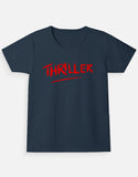 C-Labs Thriller Girl Classic Crew T-Shirt Navy Blue Front_1_c_3_c3f3c3b3-0f2f-48f3-ae3f-0f4b45b5f13c