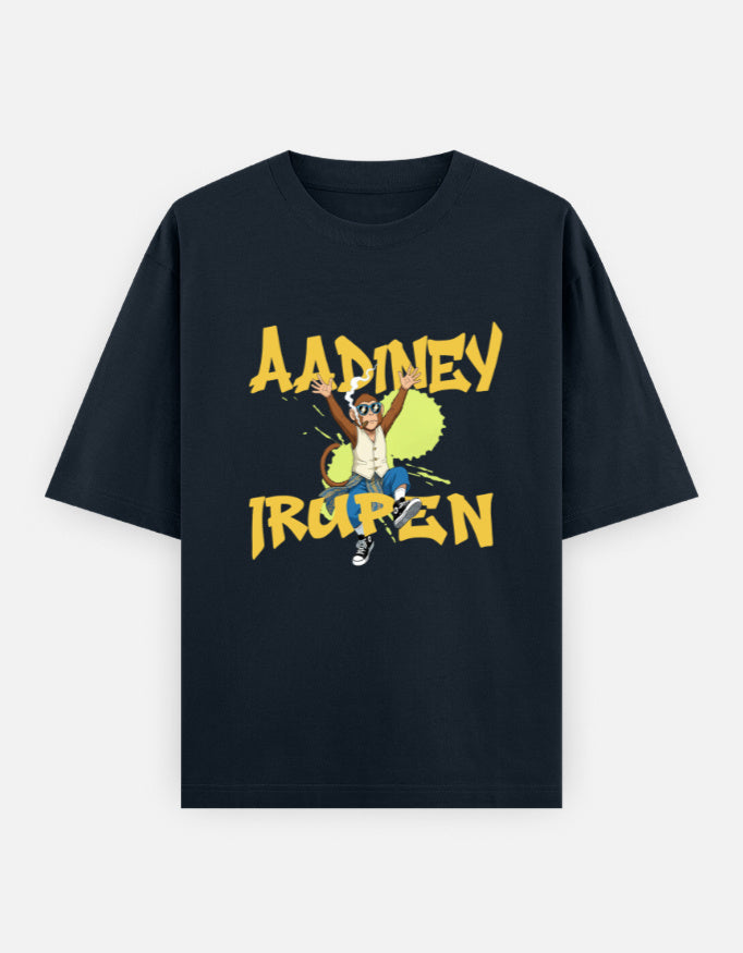 C-Labs Aadiney Irupen Oversized Classic T-Shirt Navy Blue Front_1_c_3_c557f7e1-5df6-4972-a22e-a861d393c3ff