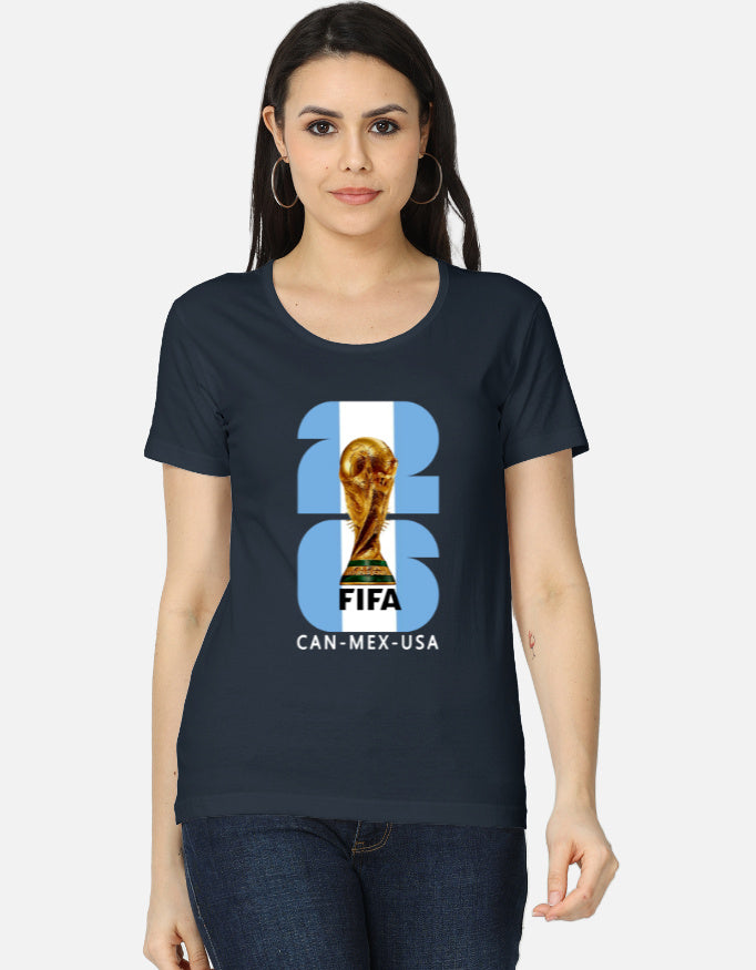 C-Labs Argentina 26 Women's Classic T-Shirt Navy Blue Front_1_c_3_c8507b8e-a397-4268-be00-7f476eb1daee