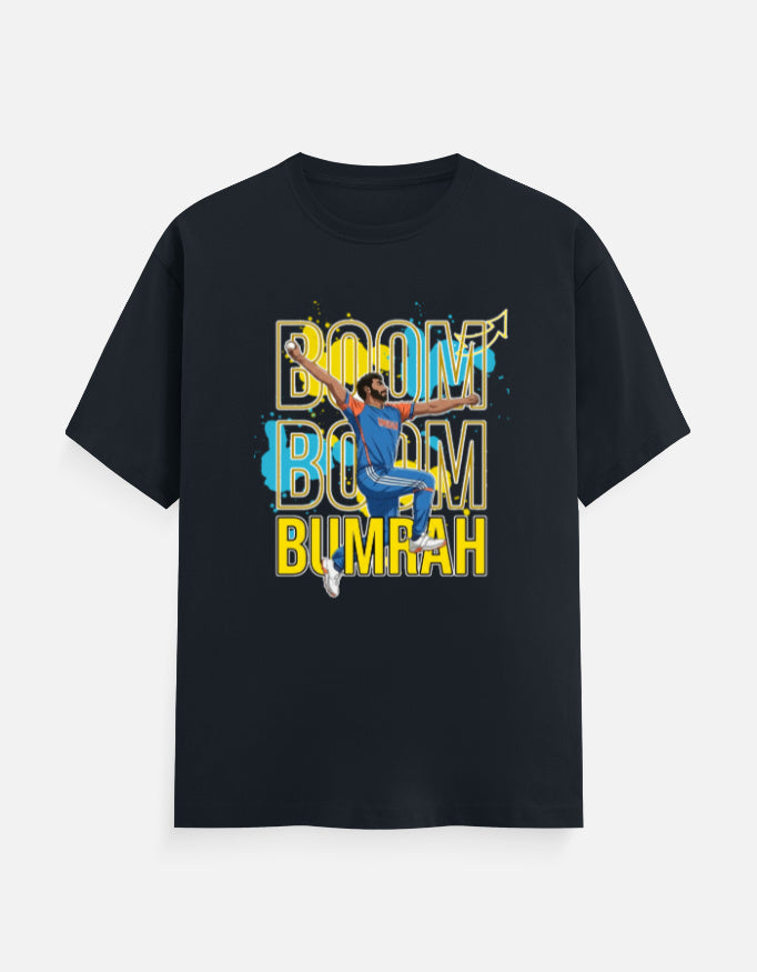 C-Labs Boom Boom Bumrah Classic Crew T-Shirt Navy Blue Front_1_c_3_cbfe716d-5ae9-4022-95c4-d0c7b0ebbe06
