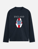 C-Labs England Full Sleeve T-Shirt Navy Blue Front_1_c_3_cf9263c6-65c2-4885-9b45-756ee51028b1